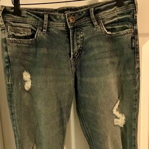 Silver jeans Suki skinny crop